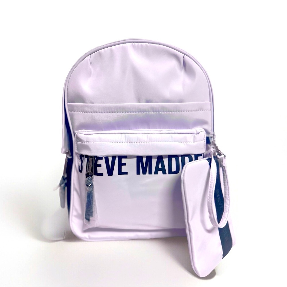 New w/ tag - Steve Madden Large Backpack Lavender, New Band, Bforce Lilac Bag